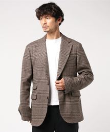 SHIPS CASUAL�i�V�b�v�X�J�W���A���j�́uMAN1924: KENNEDY �u���E�� �O�����`�F�b�N �W���P�b�g�i�e�[���[�h�W���P�b�g�j�v