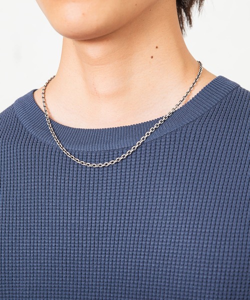 MinoriTY（マイノリティ）の「14Gワッフルリブ裏配色ニット ハイゲージ（ニット/セーター・メンズ・ベージュ/ブラウン/カーキ/ブルー系その他・M/L）」の14枚目の写真