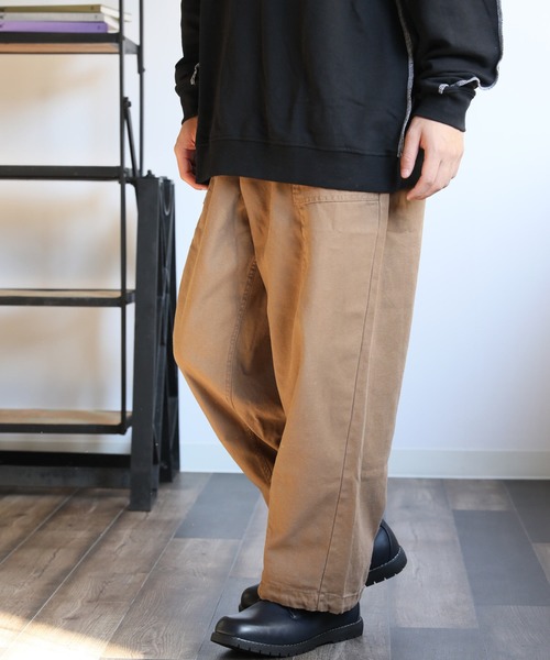 ARCADE（アーケード）の「カツラギ裏使い ワイド ペインター ミリタリーカーゴパンツ（カーゴパンツ・メンズ・ブラウン/カーキ/ブラック・LL/M/L）」の13枚目の写真