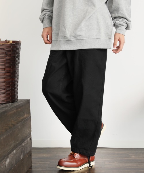 ARCADE（アーケード）の「カツラギ裏使い ワイド ペインター ミリタリーカーゴパンツ（カーゴパンツ・メンズ・ブラウン/カーキ/ブラック・LL/M/L）」の10枚目の写真