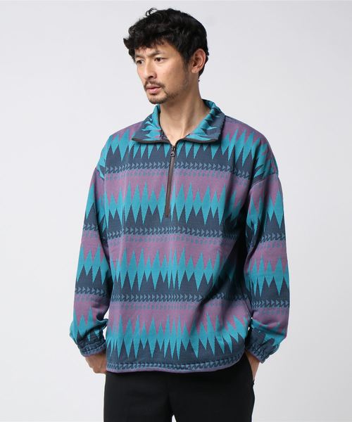 Remi Relief Ingo JQ Leaf Aloha Crewneck