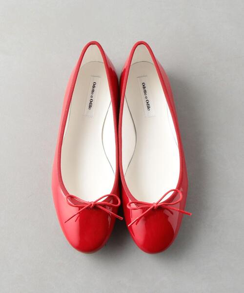 ODETTE E ODILE（オデットエオディール）の「OFD バレリーナ20S FLT10↓↑/バレエシューズ（バレエシューズ・レディース・シルバー/ホワイト/ケリー/ブラウン/レッド/ベージュ・22cm/23cm/25cm/22.5cm/23.5cm/24cm/24.5cm/21.5cm）」の12枚目の写真