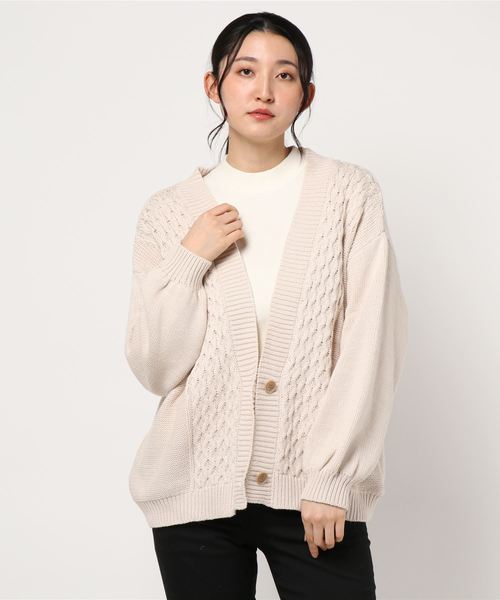 HERMESエルメスケーブルニットカーディガン☆ HERMES エルメス  