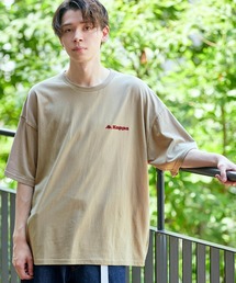 ▽WEB限定 Kappa/カッパ 別注 ビッグシルエット ロゴフロント&バックラバープリント半袖Tシャツ