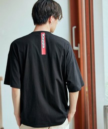 ▽WEB限定 Kappa/カッパ 別注 ビッグシルエット ロゴフロント&バックラバープリント半袖Tシャツ