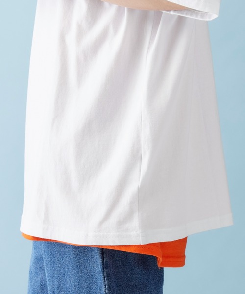 Kappa(カッパ)の「▽WEB限定 Kappa/カッパ 別注 ビッグシルエット ロゴフロント&バックラバープリント半袖Tシャツ(Tシャツ/カットソー・メンズ・ベージュ/ブラック/ホワイト・FREE)」の9枚目の写真