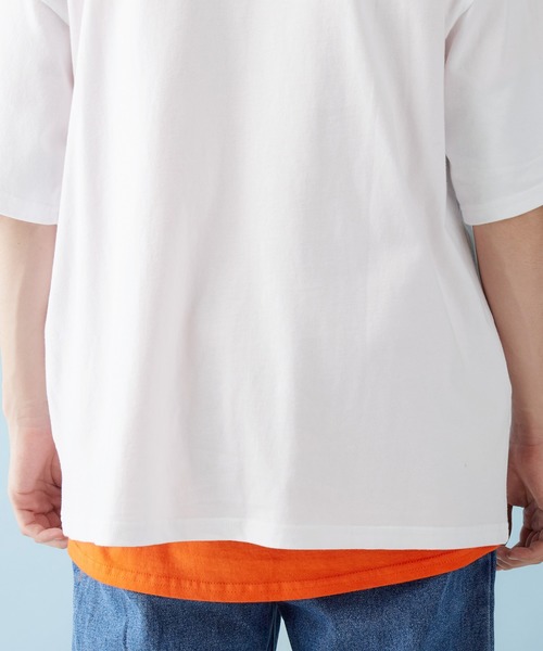 Kappa(カッパ)の「▽WEB限定 Kappa/カッパ 別注 ビッグシルエット ロゴフロント&バックラバープリント半袖Tシャツ(Tシャツ/カットソー・メンズ・ベージュ/ブラック/ホワイト・FREE)」の10枚目の写真
