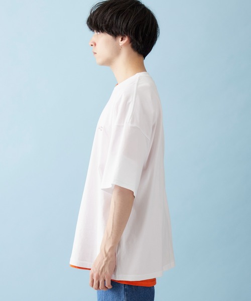 Kappa(カッパ)の「▽WEB限定 Kappa/カッパ 別注 ビッグシルエット ロゴフロント&バックラバープリント半袖Tシャツ(Tシャツ/カットソー・メンズ・ベージュ/ブラック/ホワイト・FREE)」の12枚目の写真