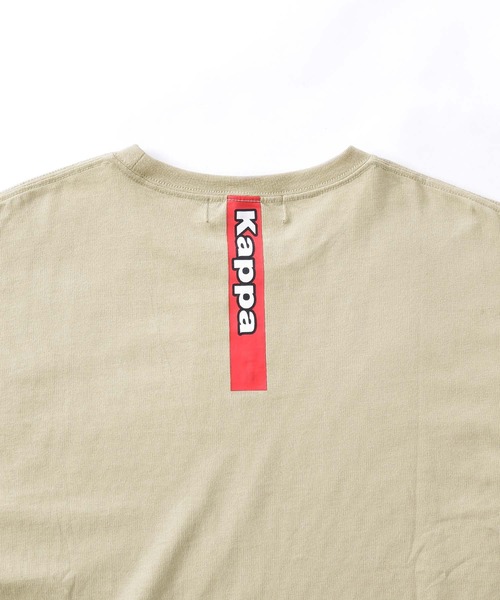 Kappa(カッパ)の「▽WEB限定 Kappa/カッパ 別注 ビッグシルエット ロゴフロント&バックラバープリント半袖Tシャツ(Tシャツ/カットソー・メンズ・ベージュ/ブラック/ホワイト・FREE)」の15枚目の写真