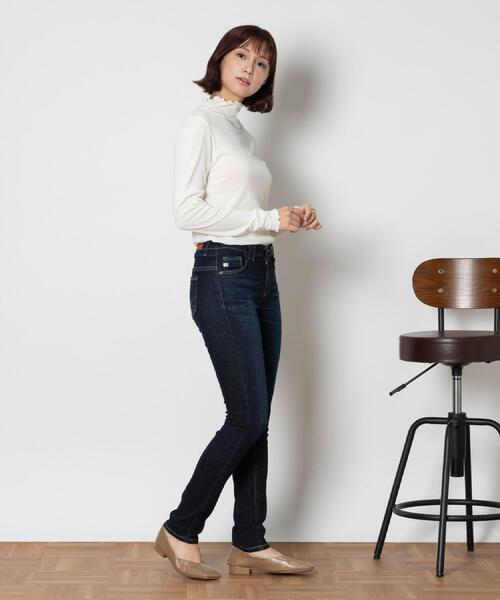SOMETHING(サムシング)の「SOMETHING(サムシング)【レディース】「ANN」スキニーパンツ(デニムパンツ・レディース・ダークインディゴブルー・30inch/28inch/29inch/25inch/26inch/27inch)」の18枚目の写真