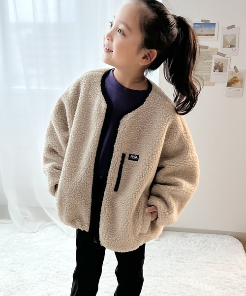セール】《JaVa ジャバコラボ》キッズ リバーシブルジップアップ