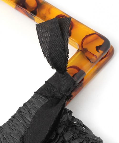 LAKOLE（ラコレ）の「ペーパースクエアバッグ / LAKOLE（ハンドバッグ・レディース・ブラック/グレー/ナチュラル・FREE）」の15枚目の写真