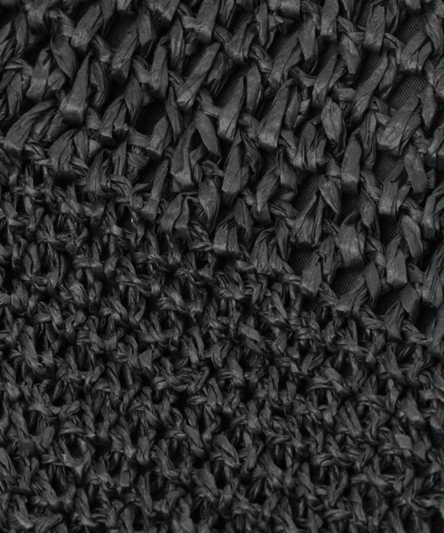 LAKOLE（ラコレ）の「ペーパースクエアバッグ / LAKOLE（ハンドバッグ・レディース・ブラック/グレー/ナチュラル・FREE）」の12枚目の写真