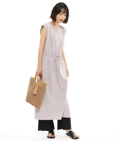 LAKOLE（ラコレ）の「ペーパースクエアバッグ / LAKOLE（ハンドバッグ・レディース・ブラック/グレー/ナチュラル・FREE）」の21枚目の写真