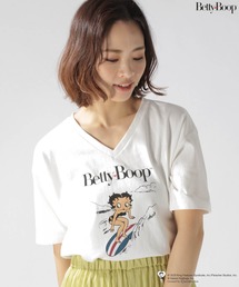 BETTY BOOP(TM) VネックTシャツ