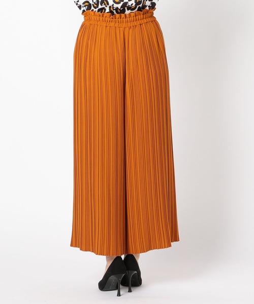 NARACAMICIE(ナラカミーチェ)の「プリーツパンツ(その他パンツ・レディース・ブラック/オレンジ・MEDIUM)」の8枚目の写真