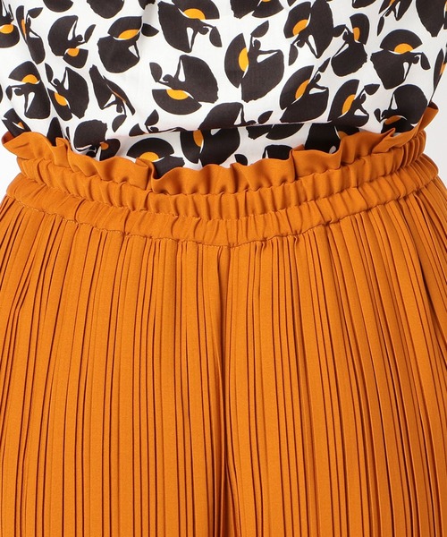 NARACAMICIE(ナラカミーチェ)の「プリーツパンツ(その他パンツ・レディース・ブラック/オレンジ・MEDIUM)」の10枚目の写真