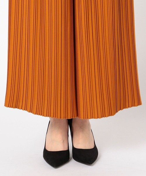NARACAMICIE(ナラカミーチェ)の「プリーツパンツ(その他パンツ・レディース・ブラック/オレンジ・MEDIUM)」の7枚目の写真