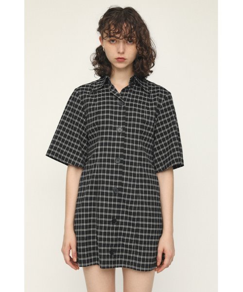SLY - SLY スライ 半袖シャツ シャツワンピース size S SLY（スライ）の「BIG COLLAR SH ワンピース/ビッグカラーシャツ