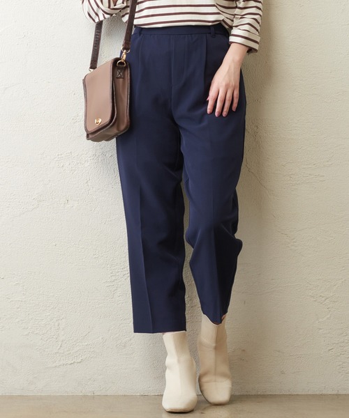 natural couture（ナチュラルクチュール）の「美シルエットテーパードパンツ　Ｌサイズ（その他パンツ・レディース・ピンク/ブラック/ネイビー/ライム/ブルー/ブラウン/アイボリー・LARGE）」の5枚目の写真