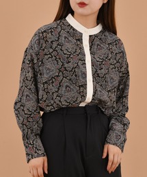 kutir | クレリック柄シャツ(シャツ/ブラウス)