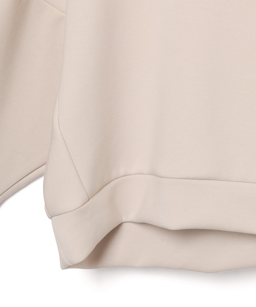 ADAM ET ROPE'（アダムエロペ）の「【WEB限定】ダンボールドルマンフーディー（スウェット・レディース・チャコールグレー/ブラウン/ベージュ・FREE）」の13枚目の写真