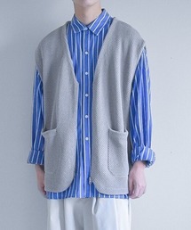 INTER FACTORY | INTER FACTORY　ファッションインフルエンサー たいが × INTER FACTORY　ジップアップニットベスト(ベスト)