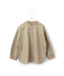 MAKE YOUR DAY | 後ろ切り替えバンドカラーシャツ■80～140cm(シャツ/ブラウス)