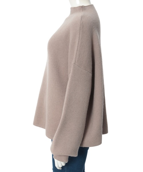 fifth（フィフス）の「プチハイドルマンふんわりニット（ニット/セーター・レディース・ブルー/アイボリー/モカ・MEDIUM）」の10枚目の写真