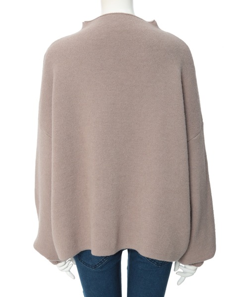 fifth（フィフス）の「プチハイドルマンふんわりニット（ニット/セーター・レディース・ブルー/アイボリー/モカ・MEDIUM）」の5枚目の写真