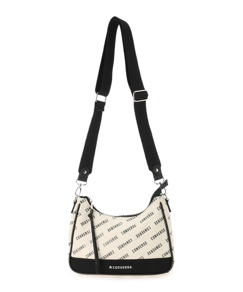 CONVERSE（コンバース）の「CONVERSE　CANVAS ROUND SHOULDER BAG（ショルダーバッグ・レディース・ブラック/オフホワイト/ブラック系その他・FREE）」の11枚目の写真