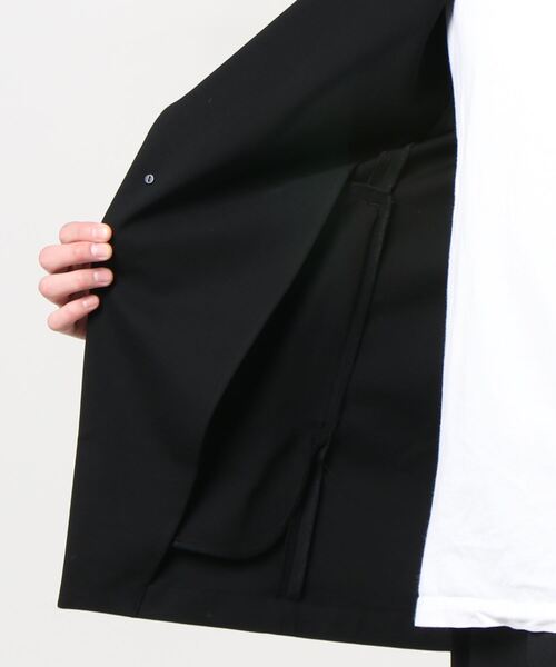 ATTACHMENT（アタッチメント）の「PONTE JERSEY FRONT FLY BLAZER（テーラードジャケット・メンズ・ブラック/ダークグリーン・1/2/3）」の19枚目の写真