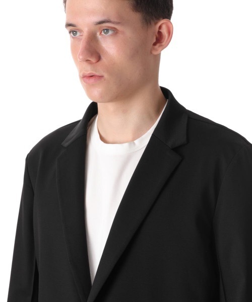 ATTACHMENT（アタッチメント）の「PONTE JERSEY FRONT FLY BLAZER（テーラードジャケット・メンズ・ブラック/ダークグリーン・1/2/3）」の22枚目の写真