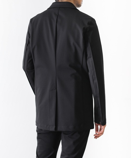 ATTACHMENT（アタッチメント）の「PONTE JERSEY FRONT FLY BLAZER（テーラードジャケット・メンズ・ブラック/ダークグリーン・1/2/3）」の6枚目の写真