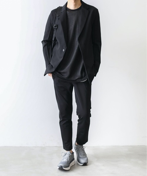 ATTACHMENT（アタッチメント）の「PONTE JERSEY FRONT FLY BLAZER（テーラードジャケット・メンズ・ブラック/ダークグリーン・1/2/3）」の13枚目の写真