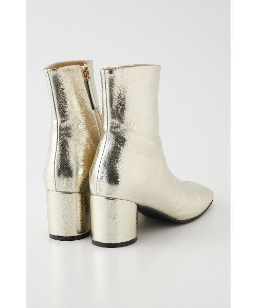 SLY（スライ）の「COLUMN HEEL SHORT ブーツ/ヒール（ブーツ・レディース・ブラック/ライトベージュ/ゴールド・SMALL/MEDIUM/LARGE）」の20枚目の写真