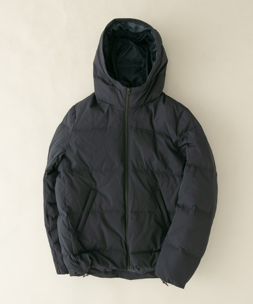 URBAN RESEARCH ROSSO MEN（アーバンリサーチロッソメン）の「ファンクショナルフードダウンジャケット（ダウンジャケット/コート・メンズ・ネイビー/ブラウン系その他/ブラック/オリーブ・MEDIUM/LARGE/SMALL/X-LARGE）」の4枚目の写真