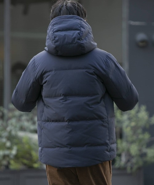URBAN RESEARCH ROSSO MEN（アーバンリサーチロッソメン）の「ファンクショナルフードダウンジャケット（ダウンジャケット/コート・メンズ・ネイビー/ブラウン系その他/ブラック/オリーブ・MEDIUM/LARGE/SMALL/X-LARGE）」の8枚目の写真
