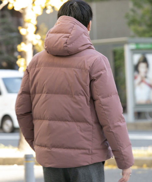 URBAN RESEARCH ROSSO MEN（アーバンリサーチロッソメン）の「ファンクショナルフードダウンジャケット（ダウンジャケット/コート・メンズ・ネイビー/ブラウン系その他/ブラック/オリーブ・MEDIUM/LARGE/SMALL/X-LARGE）」の20枚目の写真