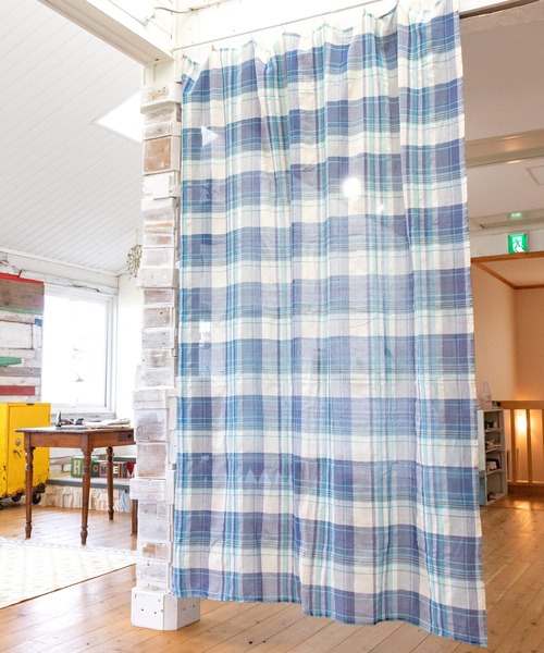 チャイハネ（チャイハネ）の「【チャイハネ】イタワ織りチェック柄マルチクロス Lサイズ（寝具・レディース・ブラック/ネイビー/レッド/ベージュ/ホワイト/イエロー/オレンジ/ブルー/ピンク/グリーン・FREE）」の6枚目の写真