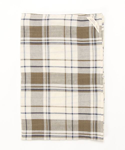 チャイハネ（チャイハネ）の「【チャイハネ】イタワ織りチェック柄マルチクロス Lサイズ（寝具・レディース・ブラック/ネイビー/レッド/ベージュ/ホワイト/イエロー/オレンジ/ブルー/ピンク/グリーン・FREE）」の12枚目の写真