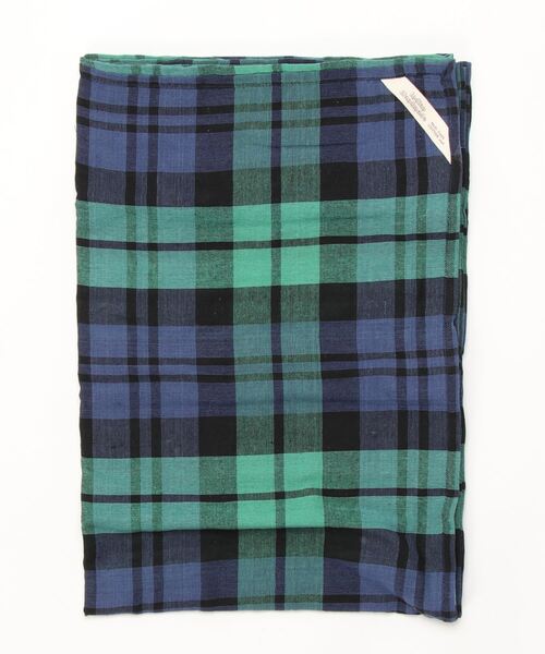 チャイハネ（チャイハネ）の「【チャイハネ】イタワ織りチェック柄マルチクロス Lサイズ（寝具・レディース・ブラック/ネイビー/レッド/ベージュ/ホワイト/イエロー/オレンジ/ブルー/ピンク/グリーン・FREE）」の15枚目の写真