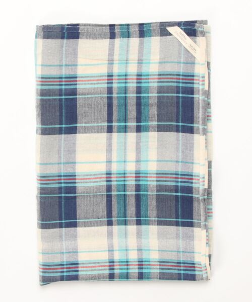 チャイハネ（チャイハネ）の「【チャイハネ】イタワ織りチェック柄マルチクロス Lサイズ（寝具・レディース・ブラック/ネイビー/レッド/ベージュ/ホワイト/イエロー/オレンジ/ブルー/ピンク/グリーン・FREE）」の16枚目の写真