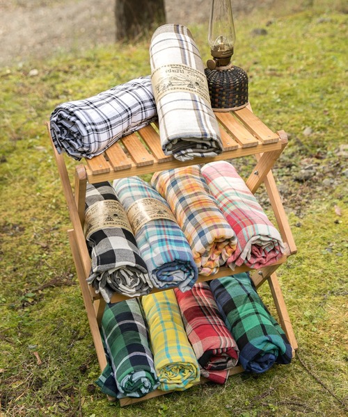 チャイハネ（チャイハネ）の「【チャイハネ】イタワ織りチェック柄マルチクロス Lサイズ（寝具・レディース・ブラック/ネイビー/レッド/ベージュ/ホワイト/イエロー/オレンジ/ブルー/ピンク/グリーン・FREE）」の20枚目の写真