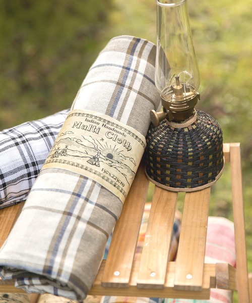 チャイハネ（チャイハネ）の「【チャイハネ】イタワ織りチェック柄マルチクロス Lサイズ（寝具・レディース・ブラック/ネイビー/レッド/ベージュ/ホワイト/イエロー/オレンジ/ブルー/ピンク/グリーン・FREE）」の21枚目の写真