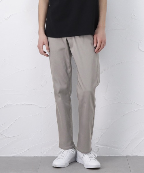 NAVY(ネイビー)の「NAVY RICH COLORS テーパードパンツ(チノパンツ・メンズ・グレー・S/M/XL/L)」の1枚目の写真