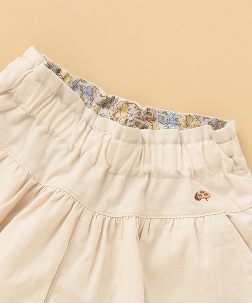 kladskap（クレードスコープ）の「サイドリボンキュロット（スカート・キッズ・ネイビー/ベージュ・90cm/110cm/120cm/100cm）」の6枚目の写真