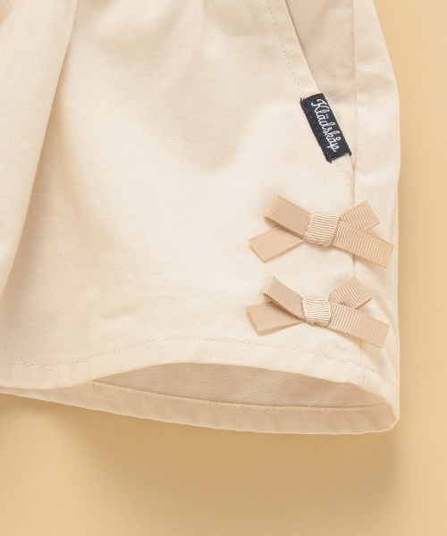 kladskap（クレードスコープ）の「サイドリボンキュロット（スカート・キッズ・ネイビー/ベージュ・90cm/110cm/120cm/100cm）」の7枚目の写真