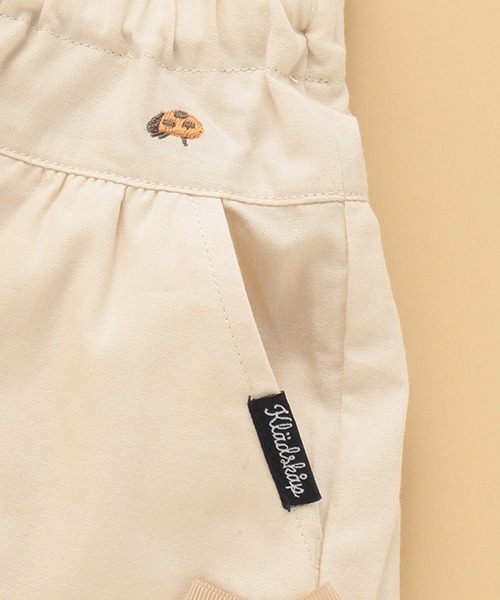 kladskap（クレードスコープ）の「サイドリボンキュロット（スカート・キッズ・ネイビー/ベージュ・90cm/110cm/120cm/100cm）」の9枚目の写真