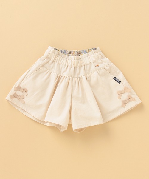 kladskap（クレードスコープ）の「サイドリボンキュロット（スカート・キッズ・ネイビー/ベージュ・90cm/110cm/120cm/100cm）」の13枚目の写真